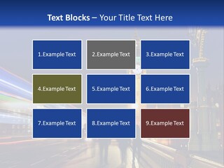The Big Ben Clock Tower Towering Over The City Of London At Night PowerPoint Template