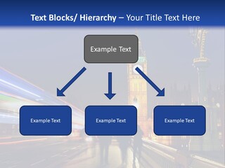 The Big Ben Clock Tower Towering Over The City Of London At Night PowerPoint Template