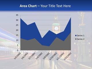 The Big Ben Clock Tower Towering Over The City Of London At Night PowerPoint Template