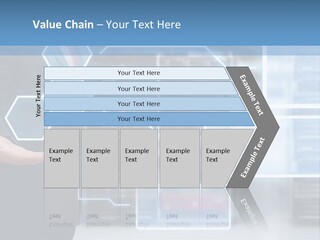 A Man In A Business Suit Holding His Hand Out In Front Of A Server Server PowerPoint Template