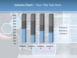 A Man In A Business Suit Holding His Hand Out In Front Of A Server Server PowerPoint Template