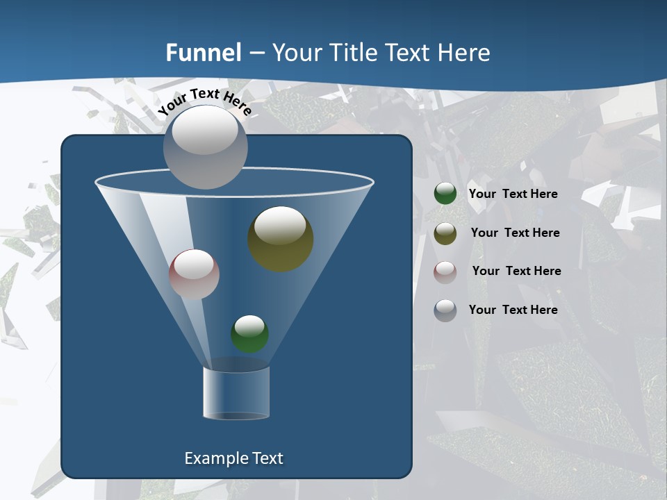 A Soccer Ball Is Breaking Through A Wall PowerPoint Template