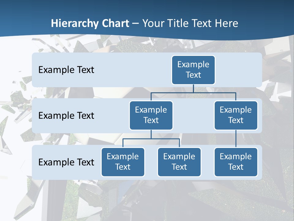A Soccer Ball Is Breaking Through A Wall PowerPoint Template