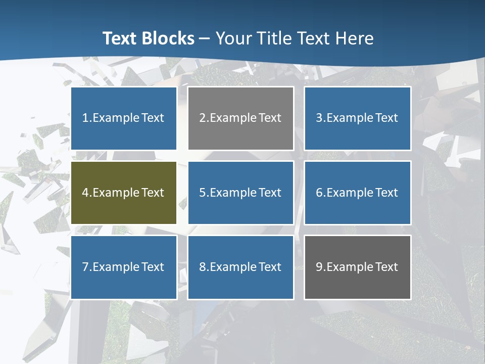 A Soccer Ball Is Breaking Through A Wall PowerPoint Template