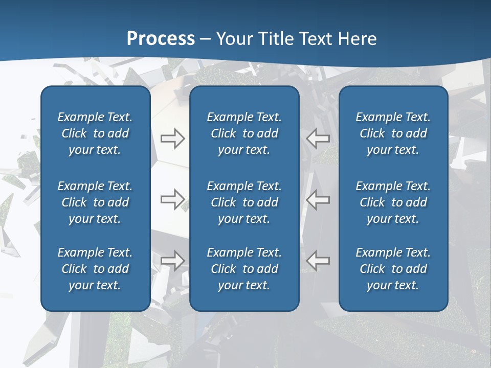 A Soccer Ball Is Breaking Through A Wall PowerPoint Template