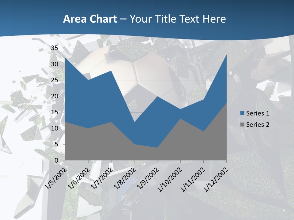 A Soccer Ball Is Breaking Through A Wall PowerPoint Template