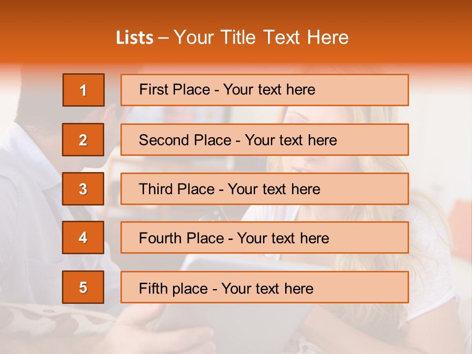 A Man And A Woman Sitting On A Couch Looking At A Remote Control PowerPoint Template
