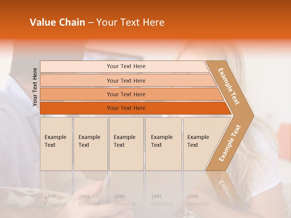 A Man And A Woman Sitting On A Couch Looking At A Remote Control PowerPoint Template