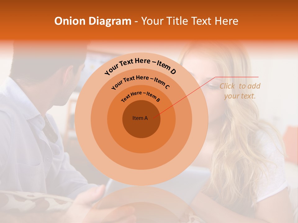 A Man And A Woman Sitting On A Couch Looking At A Remote Control PowerPoint Template