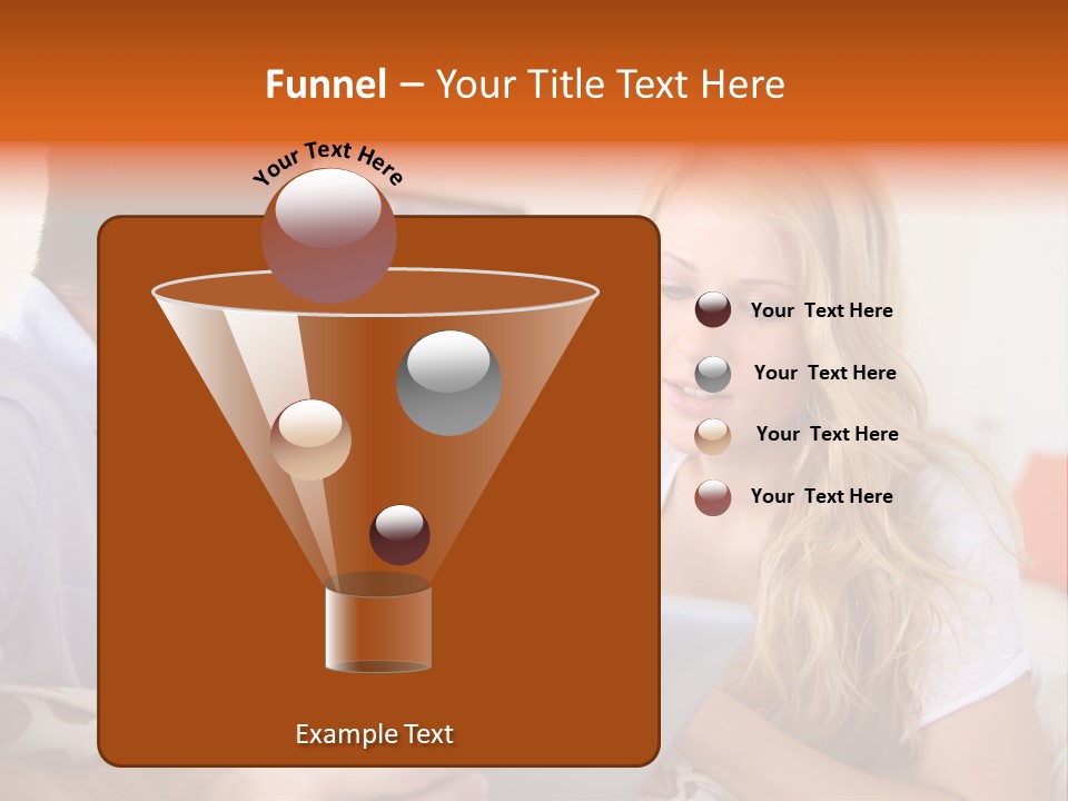A Man And A Woman Sitting On A Couch Looking At A Remote Control PowerPoint Template