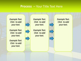 A Tennis Ball On A Blue Tennis Court PowerPoint Template