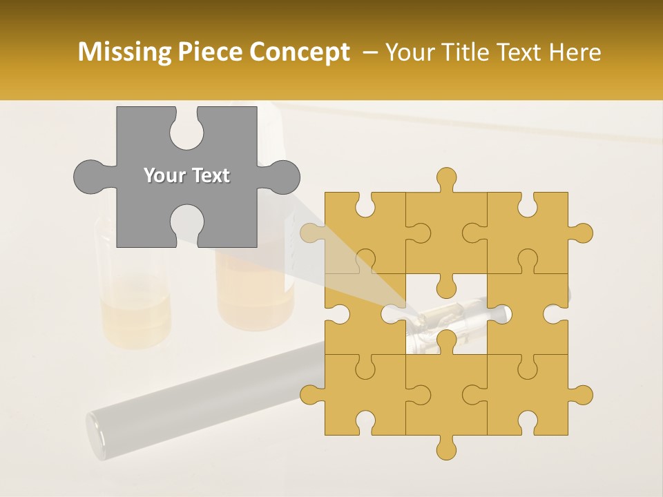 A Bottle Of Liquid Next To An Electronic Device PowerPoint Template