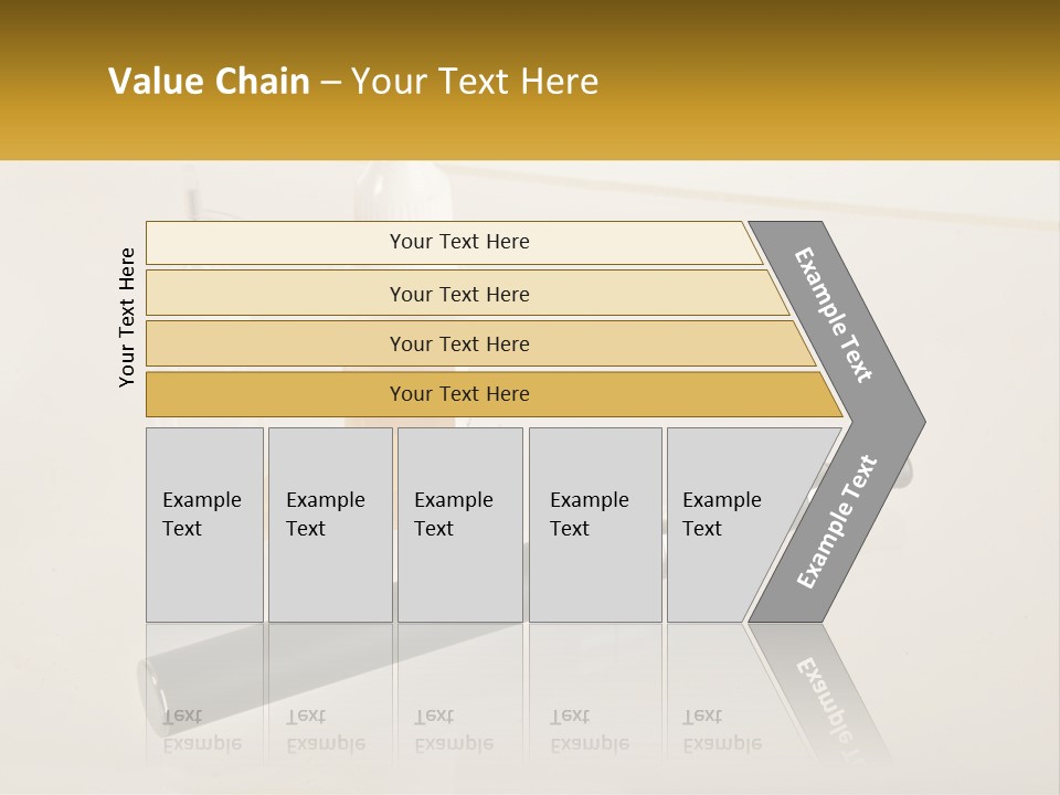 A Bottle Of Liquid Next To An Electronic Device PowerPoint Template