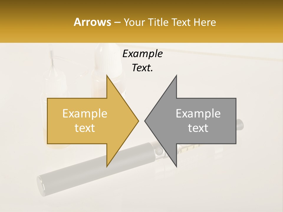 A Bottle Of Liquid Next To An Electronic Device PowerPoint Template
