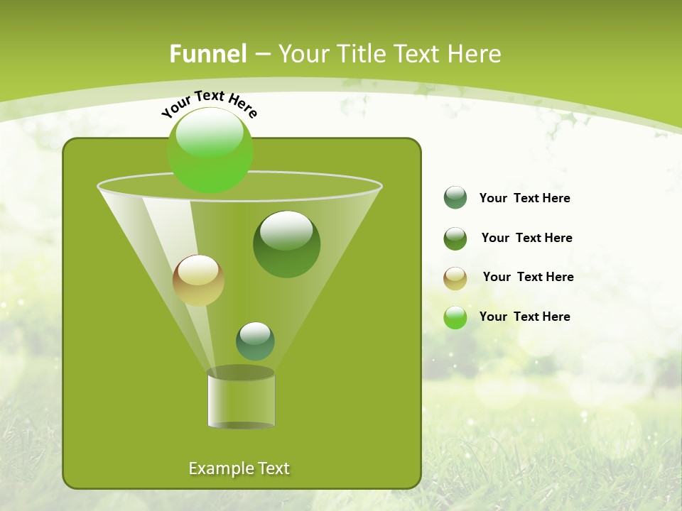 A Green Grass Field With A Tree In The Background PowerPoint Template