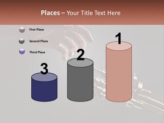 A Hand Reaching Out To A Robotic Hand PowerPoint Template