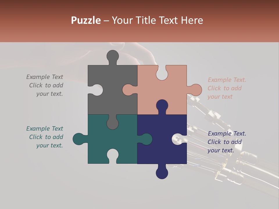 A Hand Reaching Out To A Robotic Hand PowerPoint Template