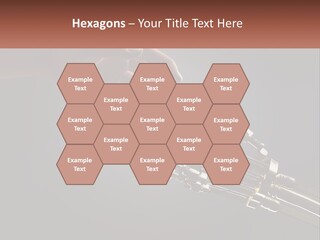 A Hand Reaching Out To A Robotic Hand PowerPoint Template