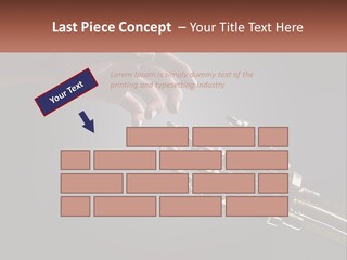 A Hand Reaching Out To A Robotic Hand PowerPoint Template
