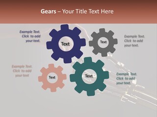 A Hand Reaching Out To A Robotic Hand PowerPoint Template