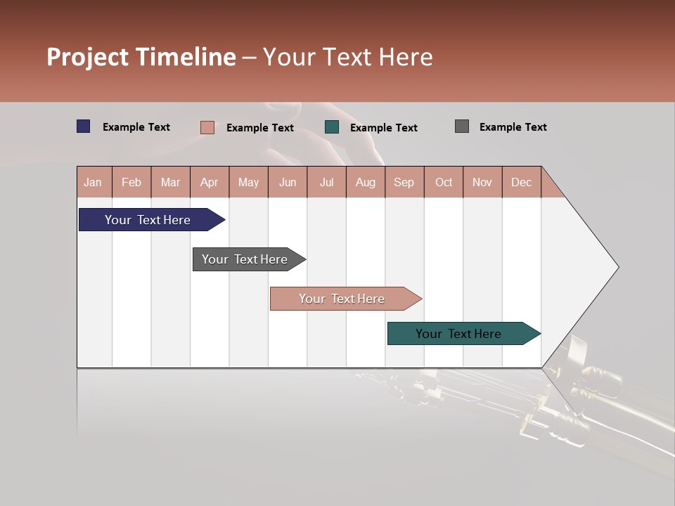 A Hand Reaching Out To A Robotic Hand PowerPoint Template