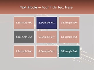 A Hand Reaching Out To A Robotic Hand PowerPoint Template