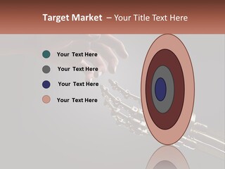 A Hand Reaching Out To A Robotic Hand PowerPoint Template