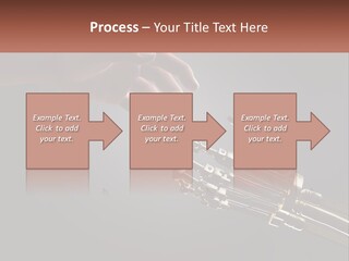 A Hand Reaching Out To A Robotic Hand PowerPoint Template