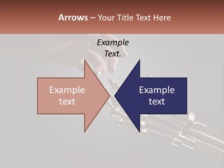 A Hand Reaching Out To A Robotic Hand PowerPoint Template