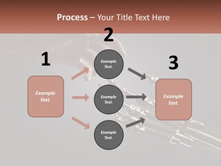 A Hand Reaching Out To A Robotic Hand PowerPoint Template