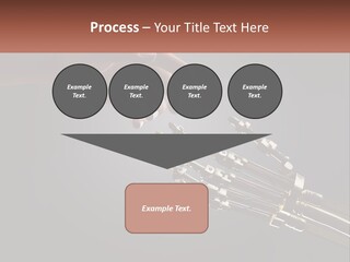 A Hand Reaching Out To A Robotic Hand PowerPoint Template
