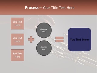 A Hand Reaching Out To A Robotic Hand PowerPoint Template