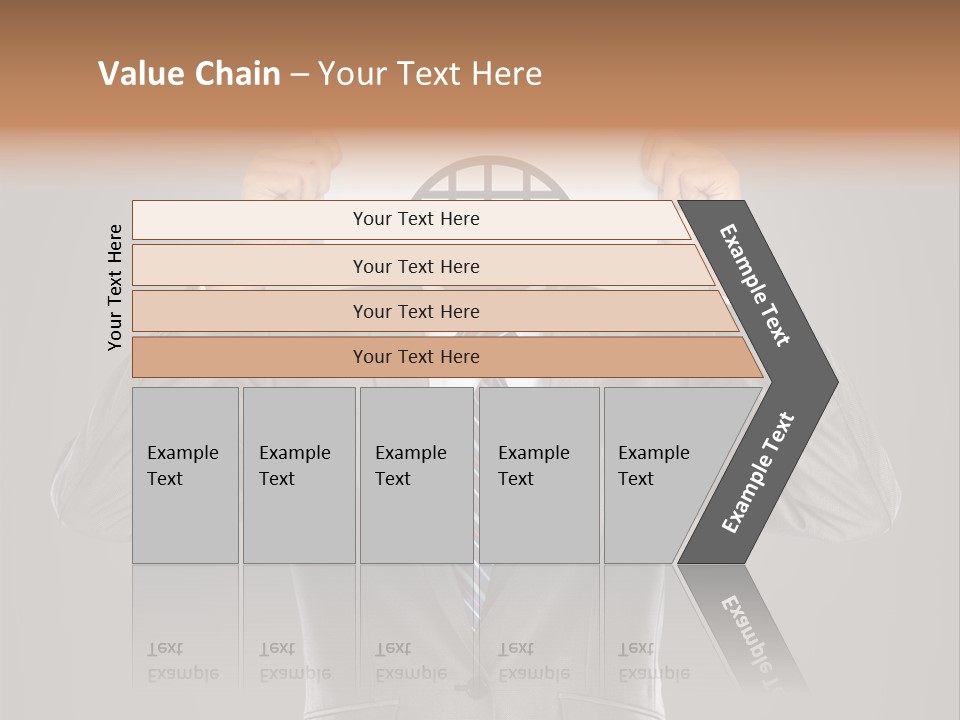 A Man In A Suit Holding A Paper With A Sad Face On It PowerPoint Template