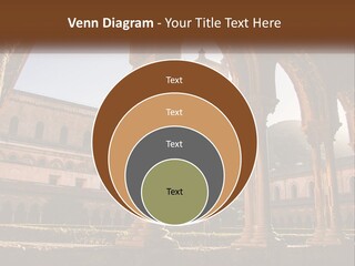 A Large Building With Arches And A Clock Tower PowerPoint Template