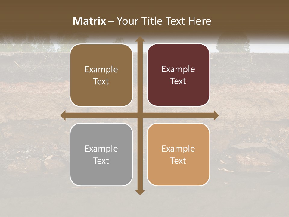 A Water Source With A Tree In The Background PowerPoint Template