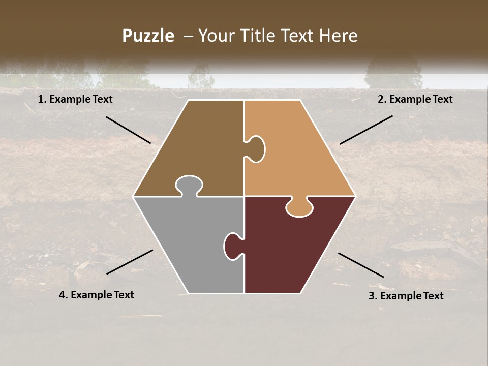 A Water Source With A Tree In The Background PowerPoint Template