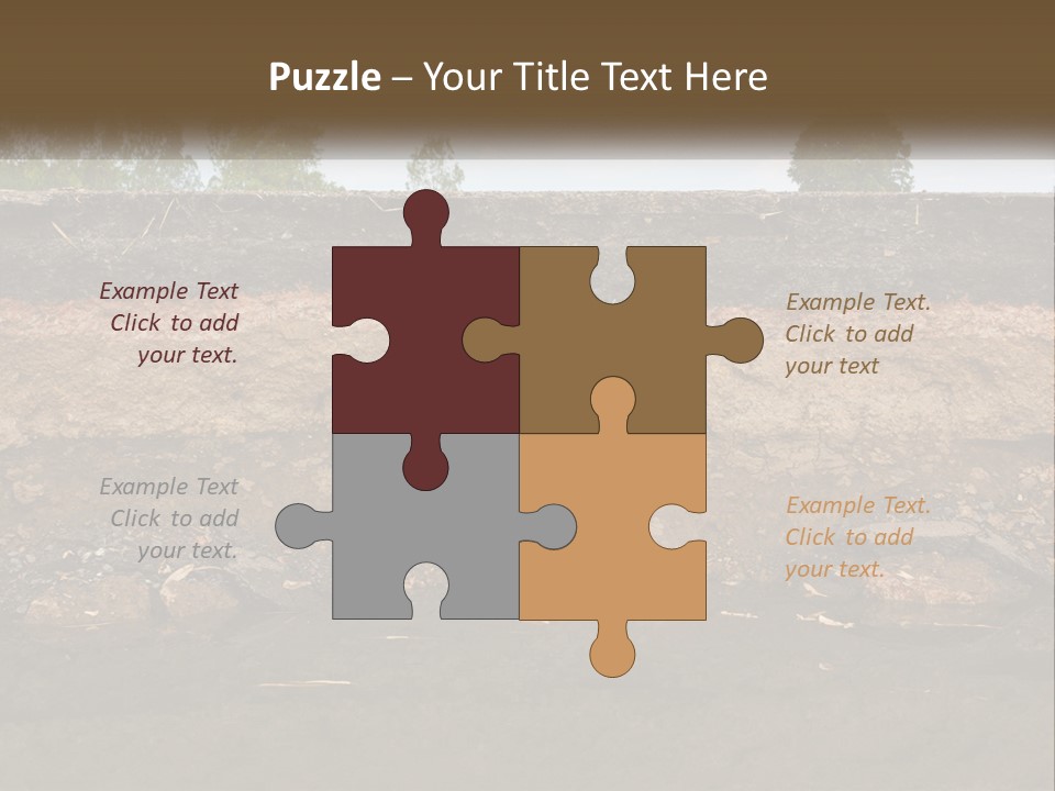 A Water Source With A Tree In The Background PowerPoint Template