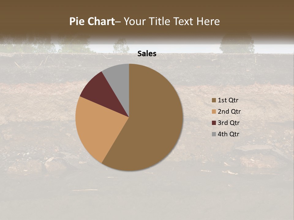 A Water Source With A Tree In The Background PowerPoint Template