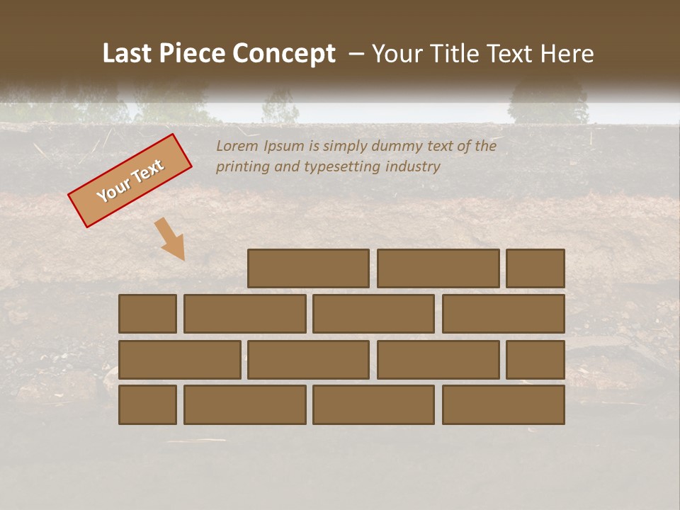 A Water Source With A Tree In The Background PowerPoint Template