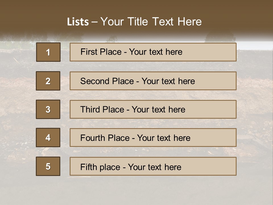 A Water Source With A Tree In The Background PowerPoint Template