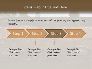 A Water Source With A Tree In The Background PowerPoint Template