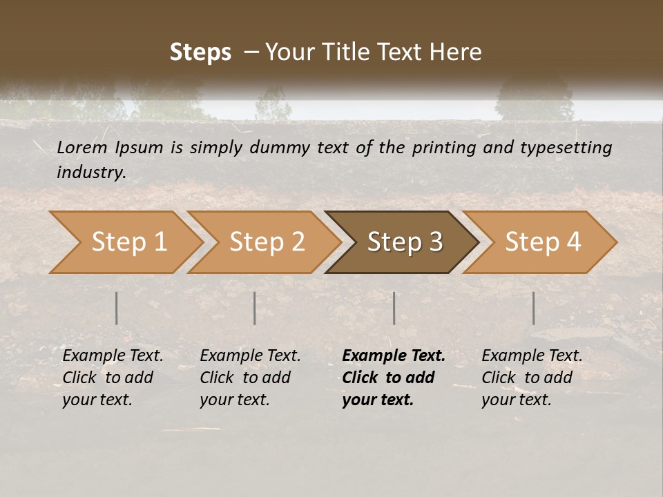 A Water Source With A Tree In The Background PowerPoint Template
