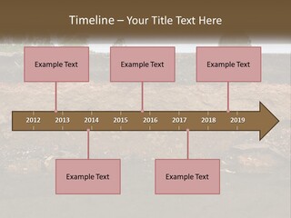 A Water Source With A Tree In The Background PowerPoint Template