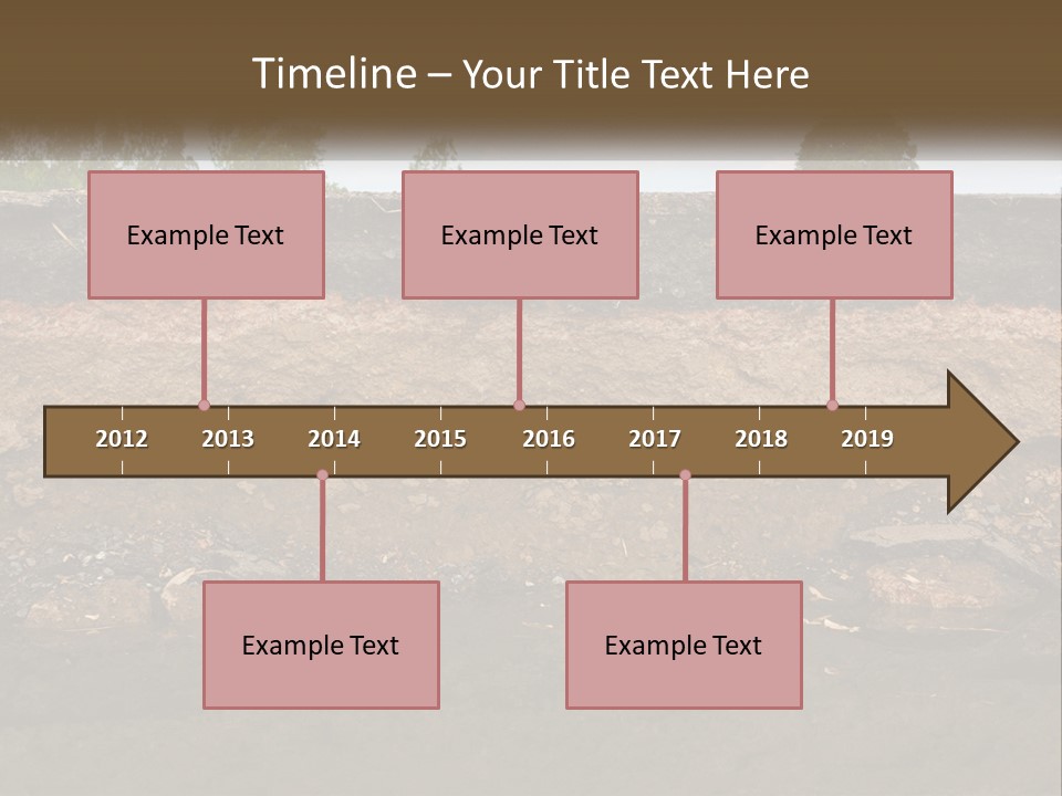 A Water Source With A Tree In The Background PowerPoint Template