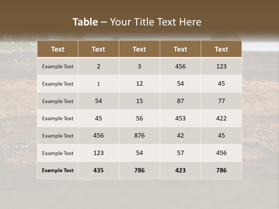 A Water Source With A Tree In The Background PowerPoint Template