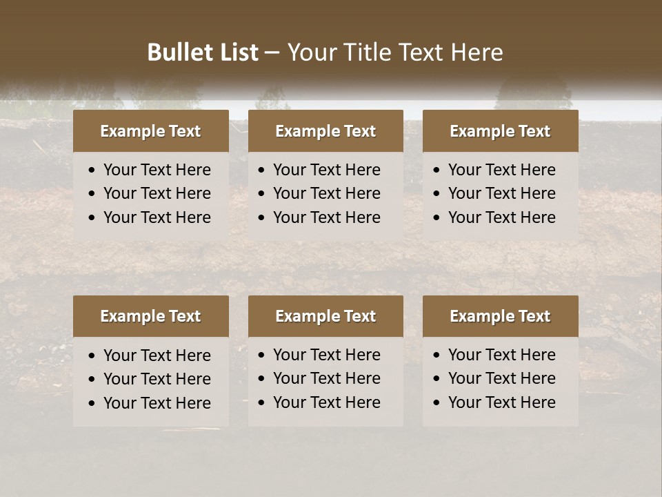 A Water Source With A Tree In The Background PowerPoint Template