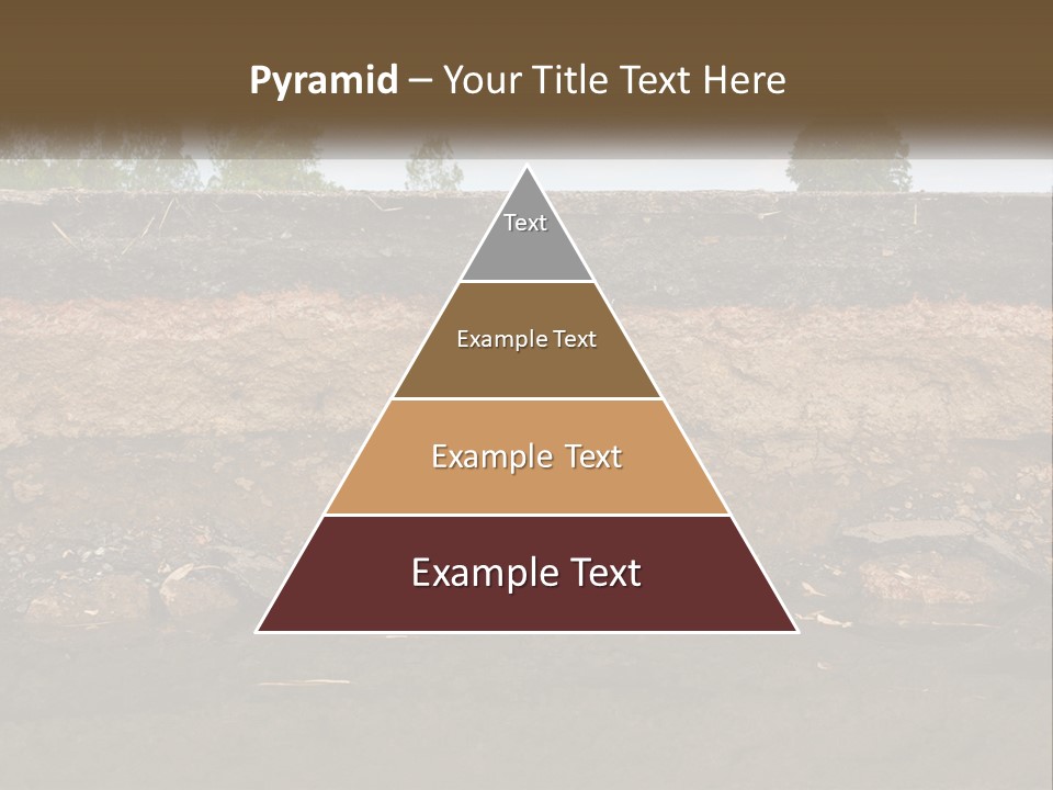 A Water Source With A Tree In The Background PowerPoint Template