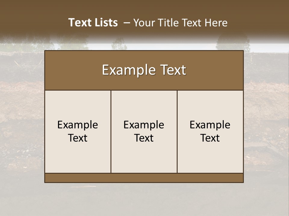 A Water Source With A Tree In The Background PowerPoint Template