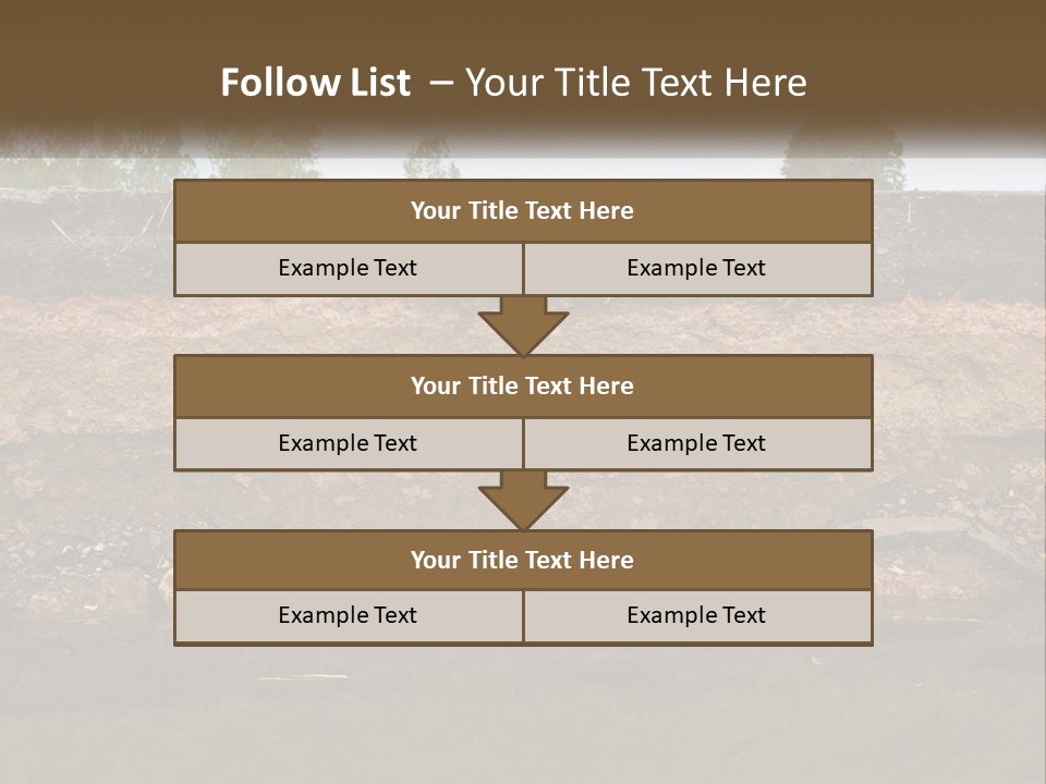 A Water Source With A Tree In The Background PowerPoint Template