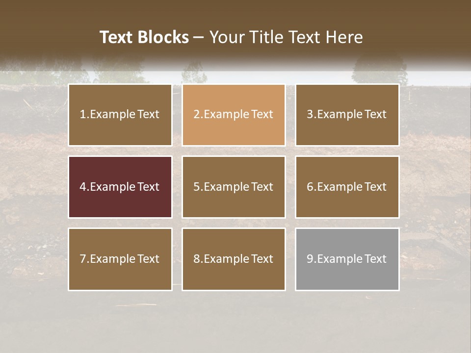 A Water Source With A Tree In The Background PowerPoint Template